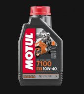 Motul 7100 10W40 4T Tam Sentetik Motosiklet Yağı 1L - 1