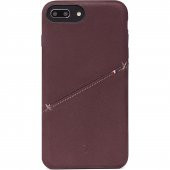 Decoded Apple İphone 7 / İphone 8 Uyumlu Deri Kılıf Koyu Mor - 1