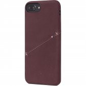 Decoded Apple İphone 7 / İphone 8 Uyumlu Deri Kılıf Koyu Mor - 3