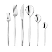 Schafer Betta 72 Parça Çatal Kaşık Bıçak Takımı-Gümüş01 - 2