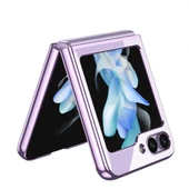 Gpack Samsung Galaxy Z Flip 5 Kılıf Lensli Kıpta Sert Pc Kapak Renkli - 3