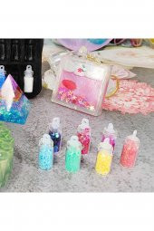 Nail Art 48 Adet Mega Sim Pul Boncuk Seti Tırnak Göz Çevresi Süsleme Kalıcı Oje Protez Tırnak - 5