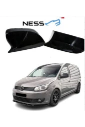 Ww caddy (2005-2014)piano black yarasa ayna kapağı - 2