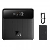 Baseus HD Dijital Ekran Super Şarj 100W 20000mAh Powerbank Akıllı Şarj Telefon Laptop Tablet Şarjı - 1