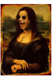 Karizma Tablo Mona Lisa Ozzy Osbourne Dekoratif Mdf Tablo 18cm X 27cm - 1