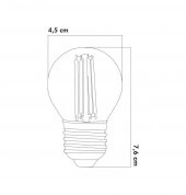 Heka Led Ampul 6W 3000K E27 (Gün Işığı) - 2