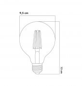 Heka Led Ampul E27 9W 3000K Gün Işığı - 2