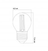 Heka Led Ampul 6W 3000K E27 (Gün Işığı) - 2