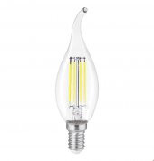 Heka Led Filament Rustik Ampul Kıvrık Uç  6W E14 6500K Beyaz Işık - 1