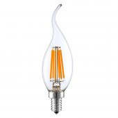 Heka Led Rustik E14 Ampul Kıvrık Uç 6W 3000K Gün Işığı - 1