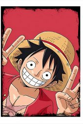 Karizma Tablo One Piece Luffy Art Mdf Tablo 50cmX 70cm - 1