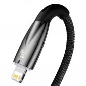 Baseus Led Işıklı Super Şarj 20W 1Mt İphone Şarj Kablosu İpad İphone 11 Pro 12 12 Pro Max Şarj Kablo - 2