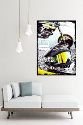 Karizma Tablo Motosiklet Kaskı Art Mdf Tablo 70cmX 100cm - 2