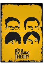 Karizma Tablo Big Bang Theory Art Mdf Tablo 70cmX 100cm - 1