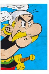 Karizma Tablo Vikingli Asterix Mdf poster 18cm X 27cm - 1
