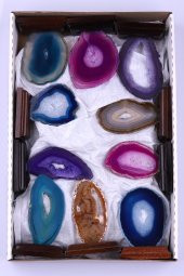 Standlı Akik Doğal Taş Plaka Set thumbnail 2