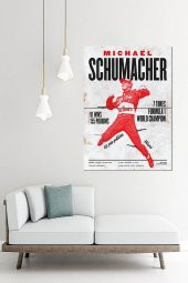 Karizma Tablo Michael Schumacher Afiş Model Mdf tablo 70cmX 100cm - 2
