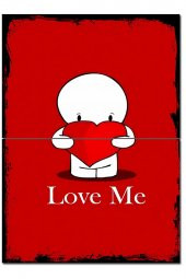Karizma Tablo Love Me Model Ahşap Tablo 70cmX 100cm - 1