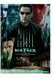 Karizma Tablo The Matrix 1 Mdf poster 35cm X50cm - 1