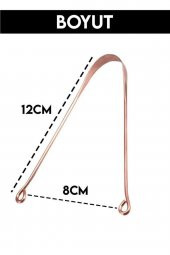 Bakır Dil Temizliyici Dil Sıyırıcı Ağız Temizleyici Dil Bakımı Diş Bakımı - 8