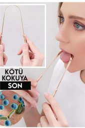 Bakır Dil Temizliyici Dil Sıyırıcı Ağız Temizleyici Dil Bakımı Diş Bakımı - 6