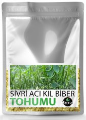 SİVRİ ACI KIL BİBER TOHUMU YÜKSEK VERİM 30 ADET - 1