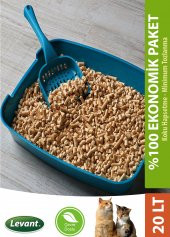 KEDİ KUMU ÇAM PELET EKONOMİK PAKET 100 ORGANİK AĞAÇ KOKULU 15 LT - 4