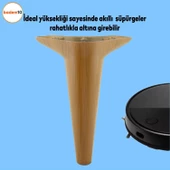 Aspen 6'lı Set Mobilya Tv Ünitesi Koltuk Kanepe Konsol Destek Ayağı Ayakları 20 Cm Koyu Ceviz thumbnail 6