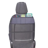 Bod Hyundaı Tucson Oto Koltuk Koruma Kılıfı 2005-2009 Artemis Serisi Siyah-Beyaz thumbnail 4