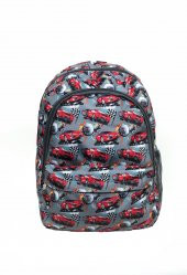 Ölmezler Araba Desenli 3 Lü İlk Okul Çantası Gri - 2