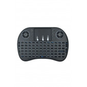 Mini kablosuz klavye tek el klavye 2.4G USB kablosuz klavye I8 - 2
