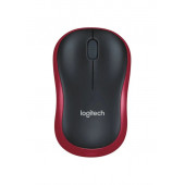 Logitech M220 Sessiz Kompakt Kablosuz Mouse - Kırmızı Siyah - 1