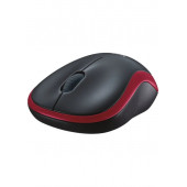 Logitech M220 Sessiz Kompakt Kablosuz Mouse - Kırmızı Siyah - 3