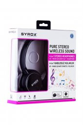 Siyah S16 16 Bluetooth 4 Fonksiyonlu Kulak Üstü Kulaklık S16 - 3