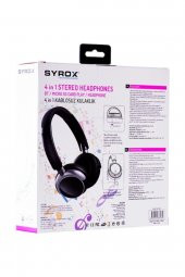 Siyah S16 16 Bluetooth 4 Fonksiyonlu Kulak Üstü Kulaklık S16 - 4