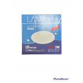 LAMPİST 3W SLİM LED SPOT BEYAZ IŞIK 2 ADET - 3