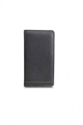 Guard Telefon Girişli Kahverengi Hakiki Deri Erkek / Kadın Cüzdan P1420 - 1