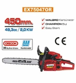 Euromax EX75047 2.7hp Benzinli Ağaç Kesme Oregon Zincir Pala thumbnail 2