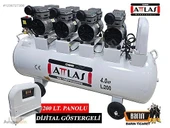 Attlas 200 Lt Sessiz Kompresör 4 Hp (Dijital Panolu) - 2