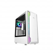 PowerBoost PB-P3509BW USB 3.0, ATX Mesh, ARGB Fan, Beyaz Kasa - 1