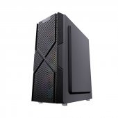GAMEBOOSTER  gb-pw908b  usb 3.0, atx mesh, fixed rgb fan, siyah kasa - 3