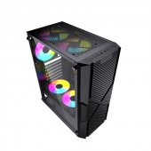 GAMEBOOSTER  gb-pw908b  usb 3.0, atx mesh, fixed rgb fan, siyah kasa - 5