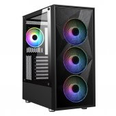 PowerBoost PB-P3509BB 650w 80+ USB 3.0, ATX Mesh, ARGB Fan, Siyah Kasa - 2