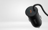 Baseus 15W+25W Magsafe Kablosuz Araç Şarjı Type-C Araç Çakmaklık Şarjı İphone 12 13 14 Pro Max Şarj - 6