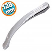Mobilya Mutfak Dolabı Çekmece Kapı Dolap Kapak Kulpu Kulbu Krom 128 mm Çekme Metal Kulp - 1