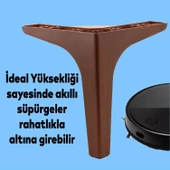 Sedef 6'lı Set Mobilya Tv Ünitesi Konsol Koltuk Kanepe Destek Ayağı 17 Cm Ahşap Desenli Ayakları - 8