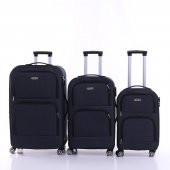 Ölmezler Havlu Kumaş 3 Lü Valiz Seti - 1