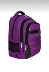 Ölmezler Oval Kırçıl Dört Gözlü Okul Sırt Çantası Mor - 2