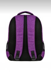 Ölmezler Oval Kırçıl Dört Gözlü Okul Sırt Çantası Mor - 4