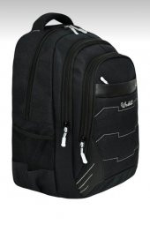 Ölmezler Oval Kırçıl Dört Gözlü Okul Sırt Çantası Siyah - 2